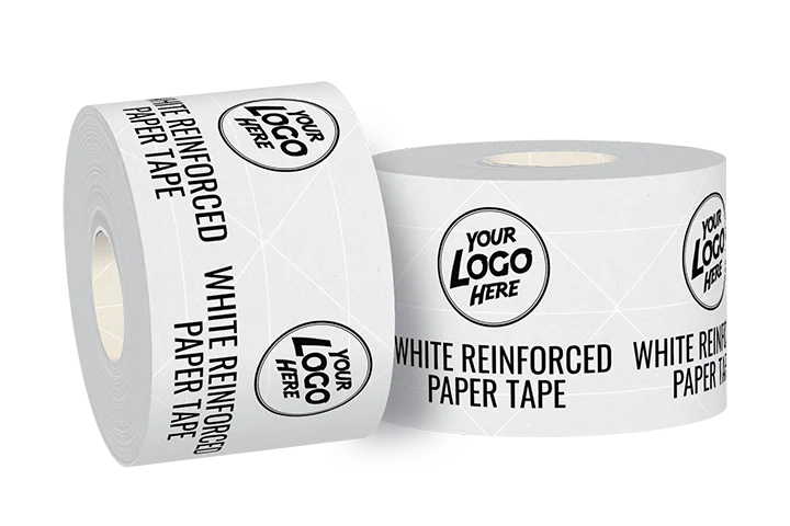 Custom packaging tape displaying a distinct logo, designed to elevate brand visibility and provide a personalized touch to your shipping materials.